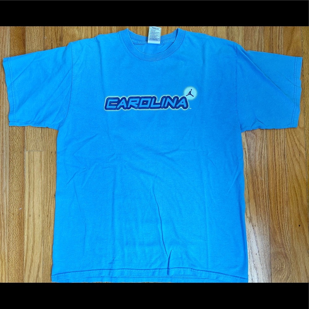 Air Jordan UNC Carolina t-shirt rare